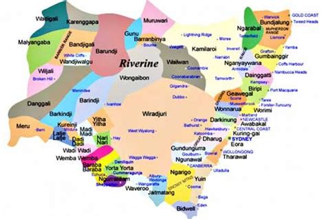 Our Languages Aboriginal Language Map Nsw Tourism Nsw Language
