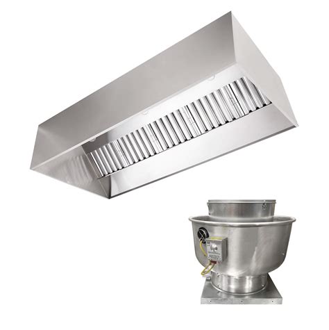 Buy Stainless Steel Commercial Exhaust Only Hood System Includes