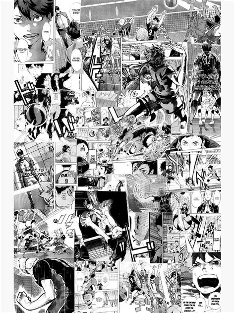 Haikyuu Manga Collage Poster By Animecollages Anime Wall Art Anime Decor Anime Wall Prints
