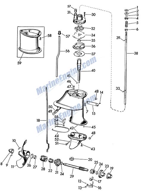 printable wiring diagram  mercury  engine ot