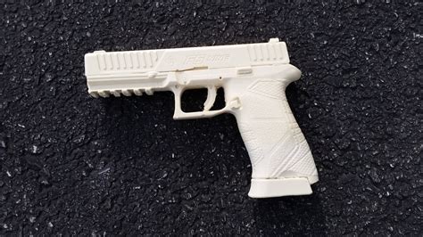 Plastic Replica Faux Training Pistol Gun For Painting