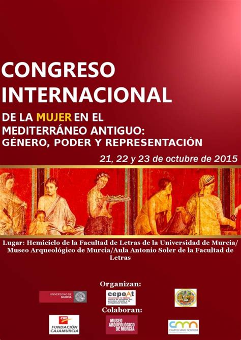 Congreso Internacional De La Mujer En El Mediterr Neo Antiguo G Nero