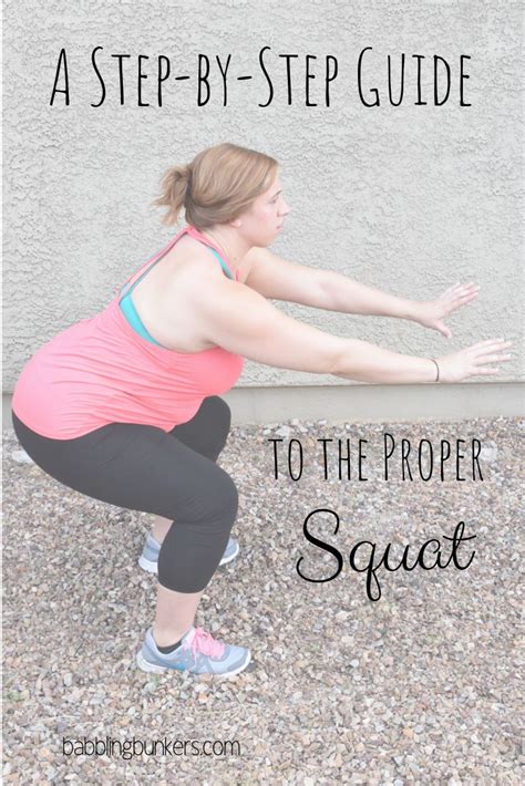 A Step By Step Guide To A Proper Squat The Babbling Bunkers How To