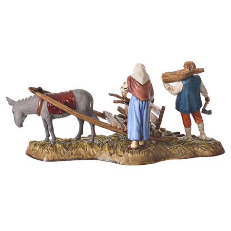 Scene Of Wood Collection Nativity Figurines 10cm Moranduzzo Online