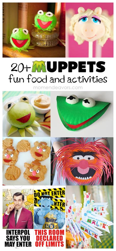 20 Muppets Fun Food And Activities Free Printables