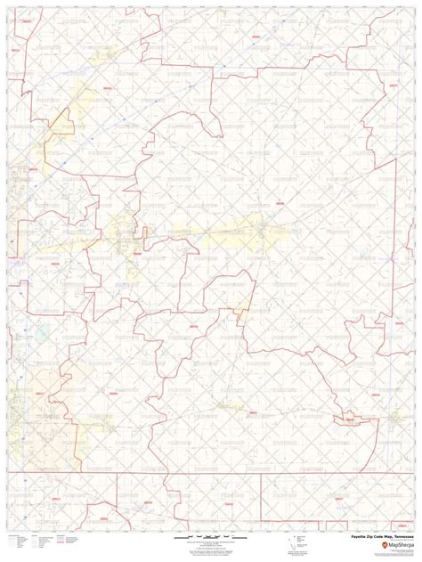 Fayette Zip Code Map Tennessee Fayette County Zip Codes