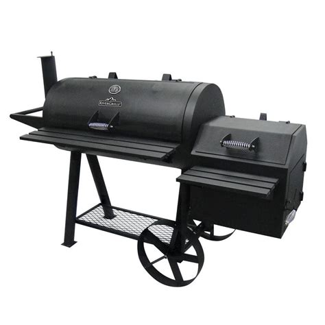Rivergrille Farmers Charcoal Grill And Off Set Smoker Gr1008 013841
