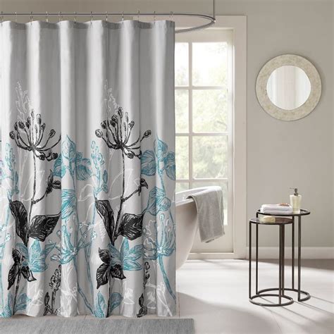 Madison Park Essentials Ashby Printed Shower Curtain Floral Shower