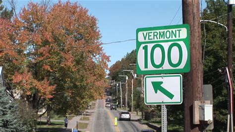 View Road Sign On Country Vermont Stock Footage Video 100 Royalty