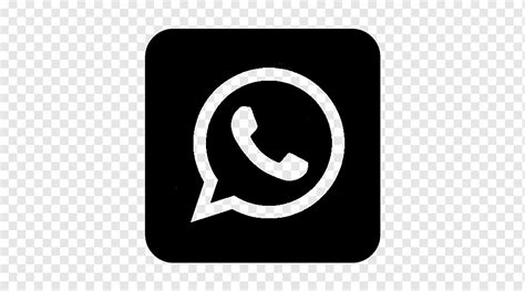 Transparent Png Logo Wa Hitam Putih Whatsapp Social Media Corporate