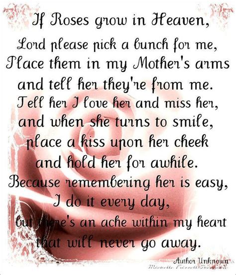 Thinking Of You Mom Quotes Quotesgram Mom In Heaven