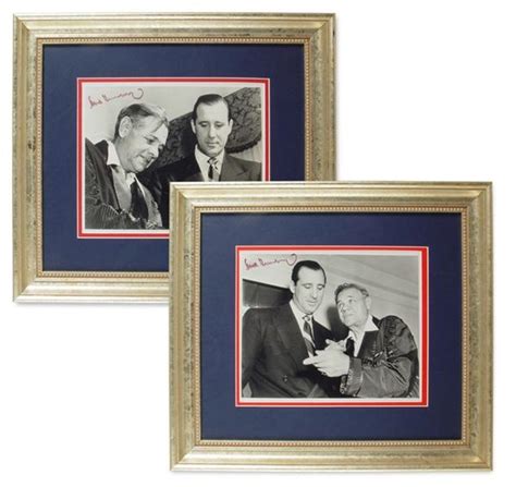 Hank Greenberg Signed Photos With Babe Ruth 2
