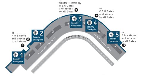 Seattle Airport Map Alaska Lax Official Site Terminal 6 Information