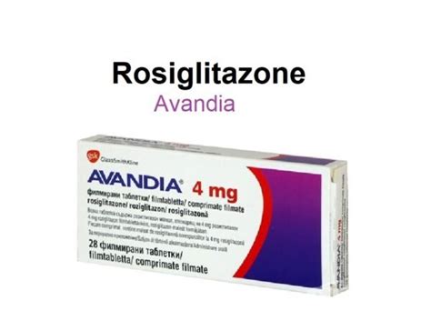 Rosiglitazone Avandia Uses Dose Side Effects Moa Warnings