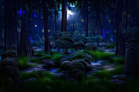 Forest Nights Ai Generated Artwork Nightcafe Creator