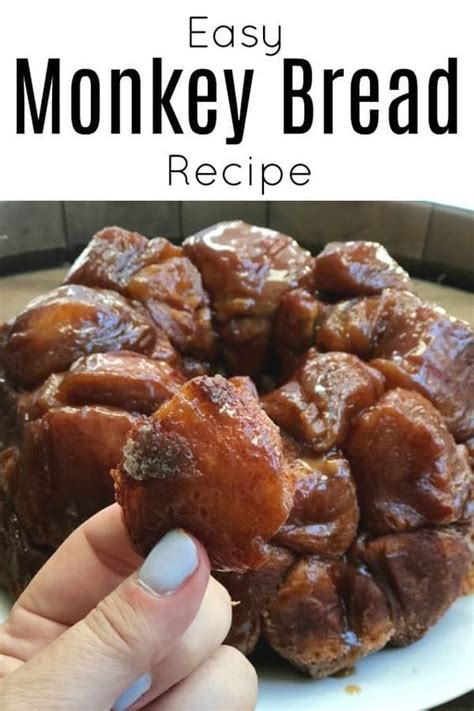 Monkey bread combines several tiny balls of dough coated in butter, cinnamon, and sugar. The easiest Monkey Bread Recipe #monkeybread #cinnamon #sugar #biscuits #pillsbury # ...