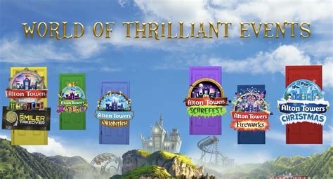 Alton Towers 2023 Events ThemeParkRM