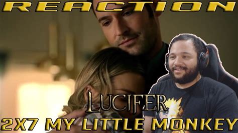 Lucifer 2x7 My Little Monkey Reaction Youtube