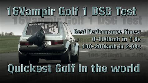 16vampir Vw Golf Mk1 1000hp Dsg 4motion Youtube