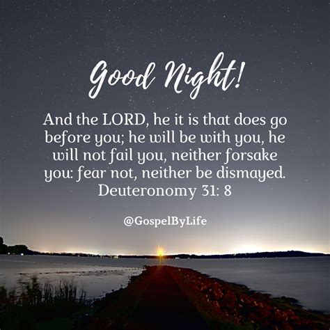 Bible Verse Motivation Good Night Image Wikipsawe
