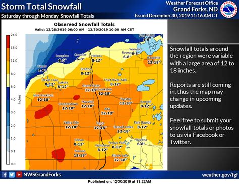 Mondays Snowfall Totals New Years Thaw Mpr News