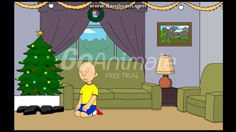 Caillou Gets Grounded On Christmas Youtube