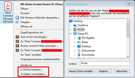 Einträge In Ordner Verschieben Und In Ordner Kopieren Zu Windows 10 Kontextmenü Hinzufügen