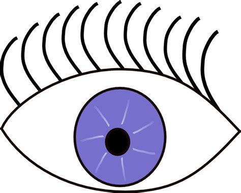 Blue Eye Looks Left Clip Art At Vector Clip