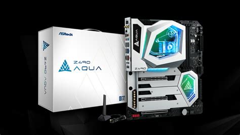 Asrocks Water Cooled Z490 Aqua Motherboard Costs 1100 Pcmag