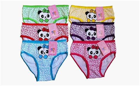 72 units of girls cotton panty assorted colors and sizes girls underwear and pajamas at