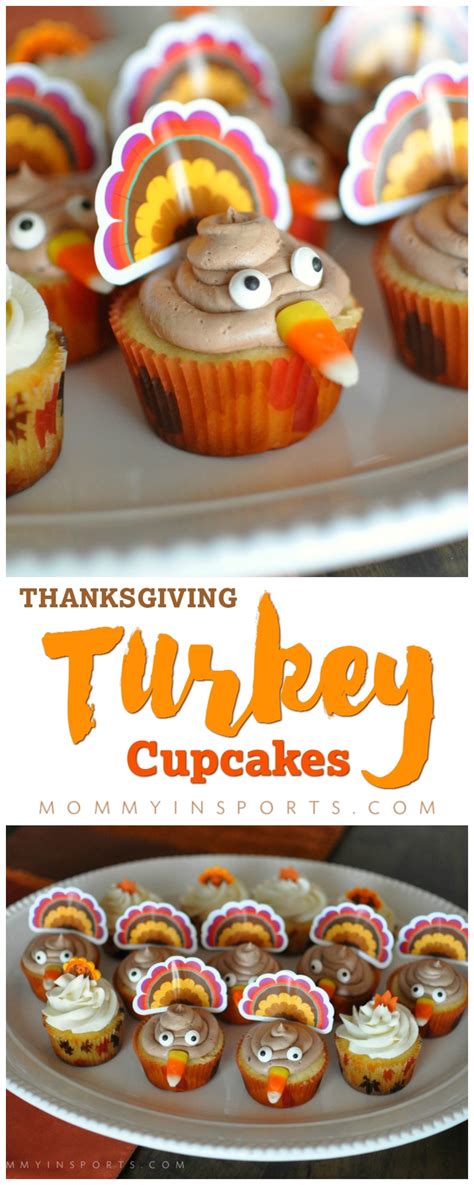 How To Bake Too Cute Thanksgiving Turkey Cupcakes Kristen Hewitt