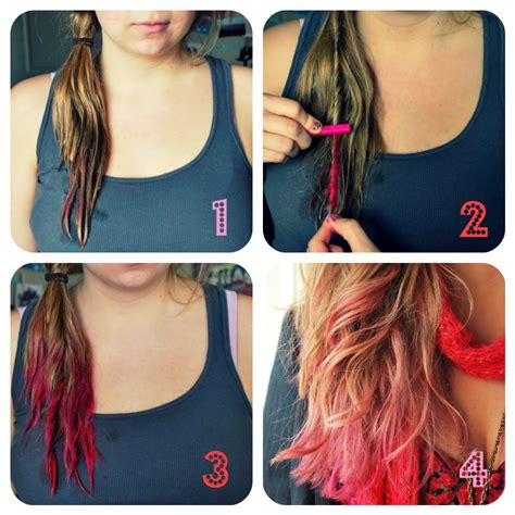 Easy Hair Chalk Tutorial And Steps 1 Wet Your Hair 2 Twist Your Hair