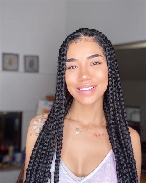 How long should you keep in box braids? 25 Most Beautiful Knotless Box Braid Styles Trending Now ...