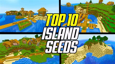 Top 10 Best Survival Island Seeds Minecraft Java Edition Youtube