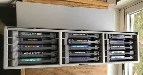 Rare Vintage Nintendo Gpx1500 Laserline Storage System Box For Nes Game
