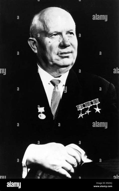 Nikita Khrouchtchev 1894 1971 Homme Politique Russe Premier