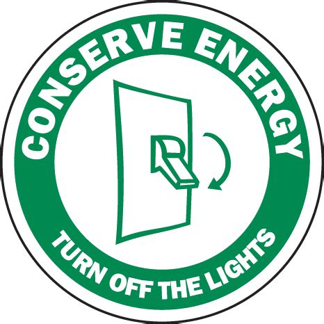 Conserve Turn Off The Lights Sign by SafetySign.com - F7519 | Lights | Pinterest | Lights, Girl ...