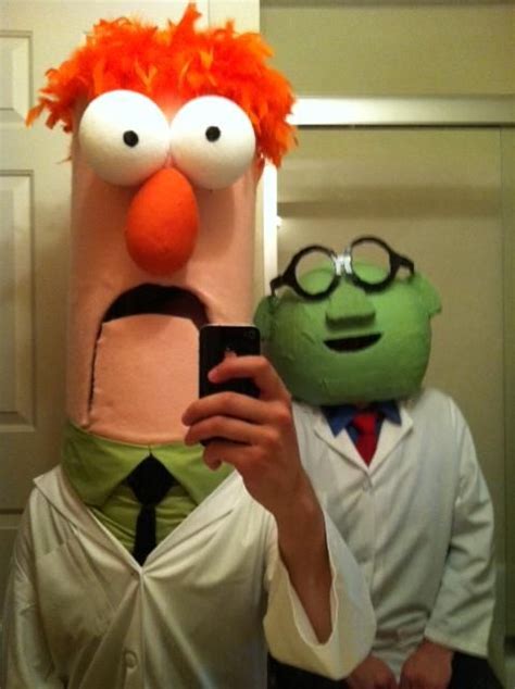 Cosplay Muppets Beaker Bunsen Costume Cool Halloween Costumes Most