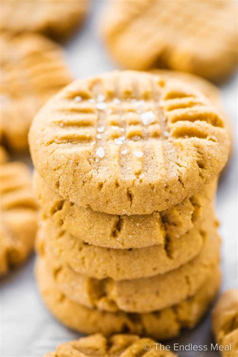 Best Chewy Peanut Butter Cookies The Endless Meal