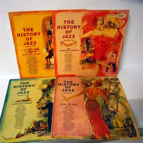 The History Of Jazz Vols 1 4 4 Lp Lot Jazz Messengers