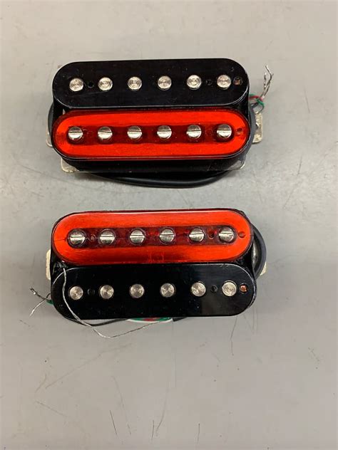 Benson Amps Custom Humbucker Set Red Black Reverb