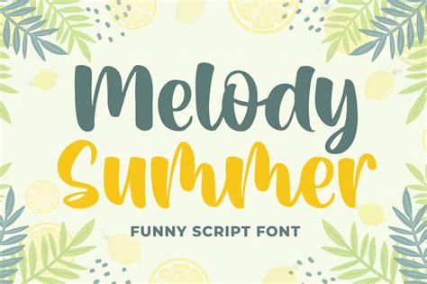 42 Cool Summer Fonts Tropical Festival Camp Fonts