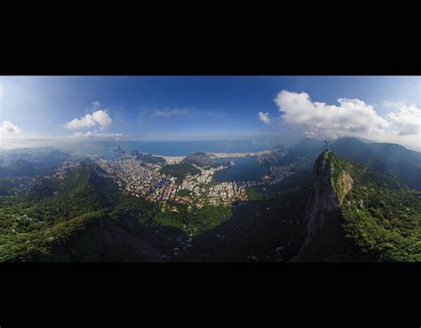 Stunning Panoramic Image Of Rio De Janeiro Drone