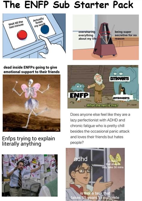 The Enfp Sub Starter Pack Rmbti