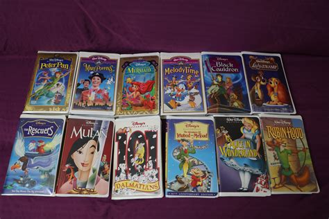 Disney Masterpiece VHS Entire Collection OriginalsRare Lot Etsy