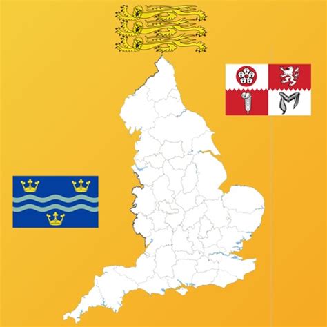English Counties Flags And Maps By Ralph Dmello