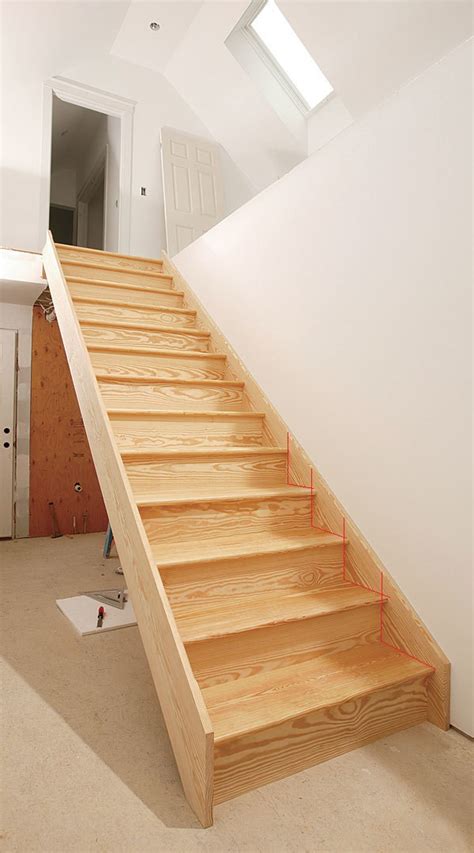Stairs Can I Cut Stringers On A Closed Stringer Staircase Without