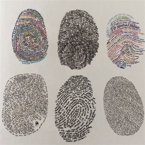 Fingerprint Typography Vector Adobe Community 10112996