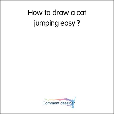 How To Draw A Cat Jumping Easy How To Draw