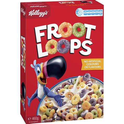 Kelloggs Froot Loops Breakfast Cereal 460g Woolworths